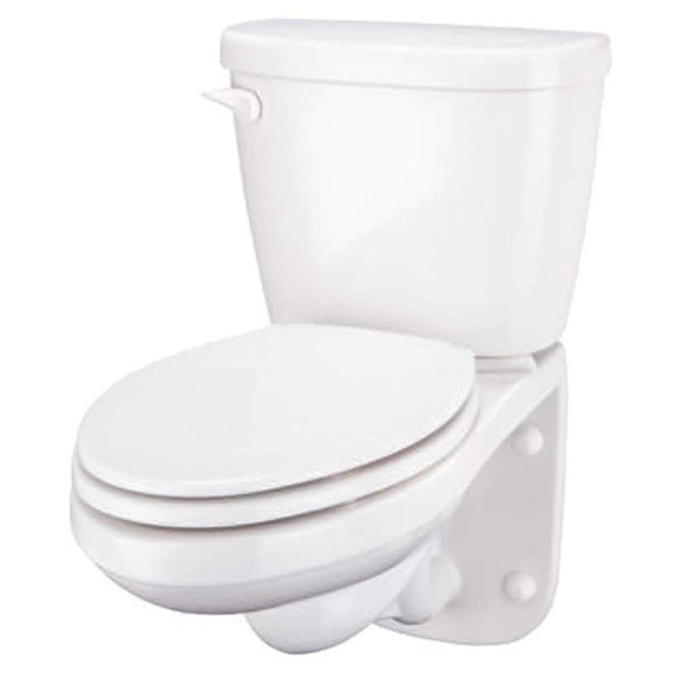 two piece wall mounted toilet