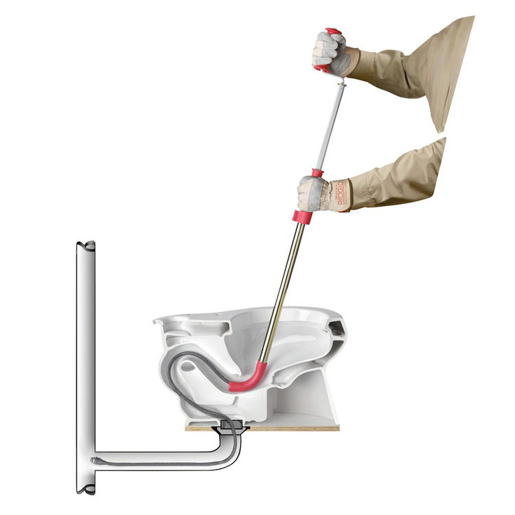 Ridgid 59787 Model K3 3 Foot TOilet Auger With Bulb Head
