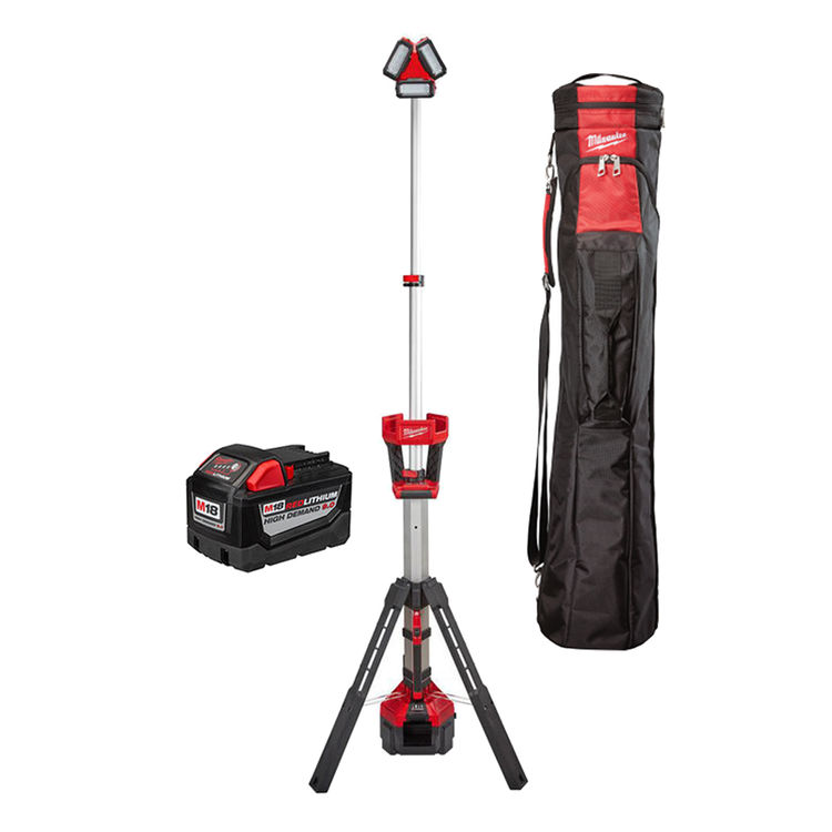 Milwaukee 213521HD M18 Rocket LED Tower Light/Charger Kit