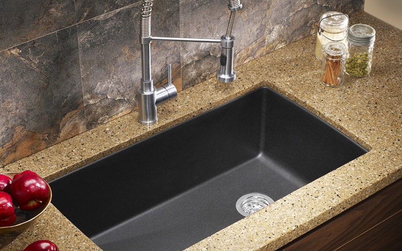 How To Install An Undermount Sink In, How To Replace Kitchen Faucet In Granite Countertop