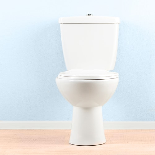 completely repaired toilet