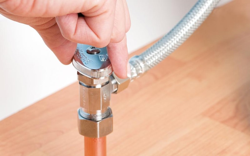 How To Replace A Toilet Water Supply Line Replacing A Rigid Toilet Supply Line