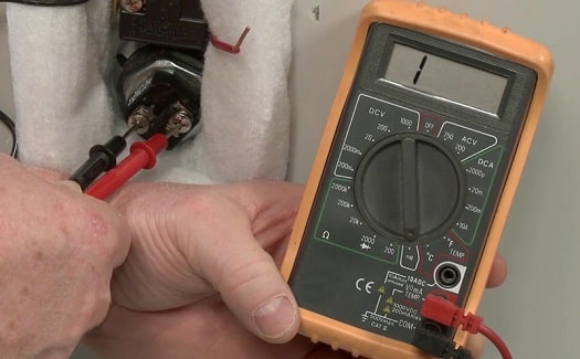 use a multimeter to check voltage