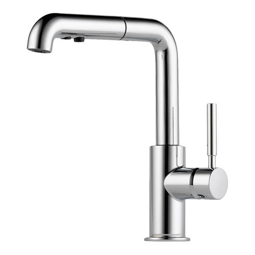 Brizo Solna Single Handle Pull-Out Kitchen Faucet w/ Diamond Seal ...