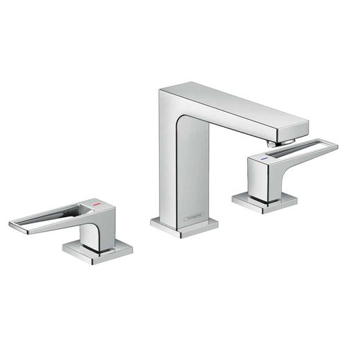 hansgrohe Metropol Modern Low Flow Water Saving 2-Handle 3 5-inch Tall Bathroom Sink Faucet in Chrome, 74518001