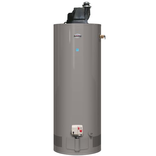 Rheem Essential Natural Gas Power Vent Short Water Heater, 50 Gallon,  6-Year, 36000 BTU - 6GR50PVE2-36
