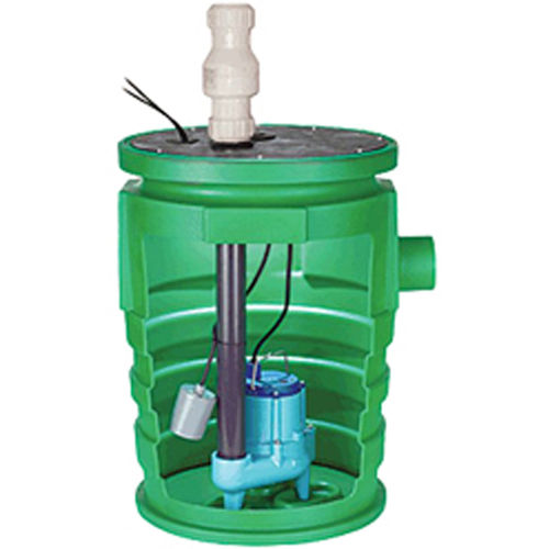 4/10 HP Pit Plus Unassembled Sewage Basin