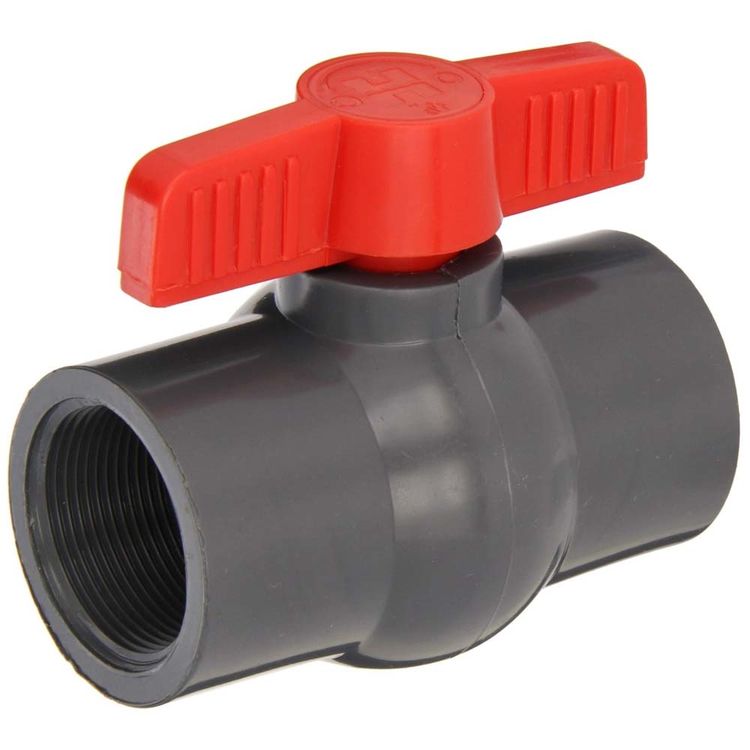 3/4" PVC Schedule 80 Threaded Ball Valve PlumbersStock