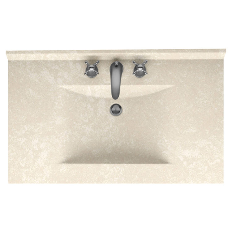 Swanstone CV2231-126 Contour Vanity Top - Cloud Bone ...