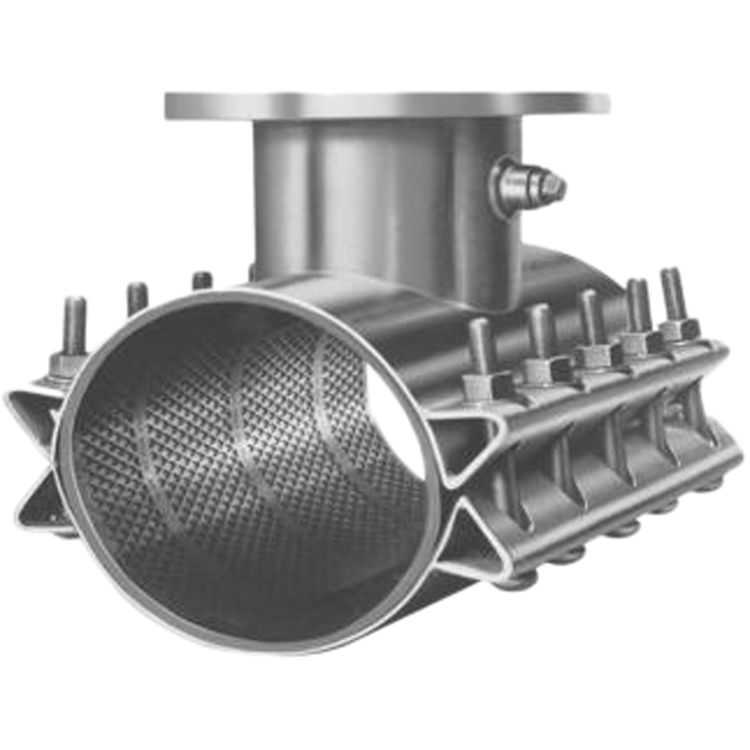 JCM 4320900x8 8"x8" Stainless Flanged Tapping Saddle PlumbersStock