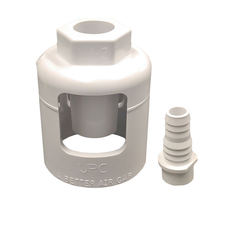 Air Gap for Water Softeners With Straight Adapter PlumbersStock