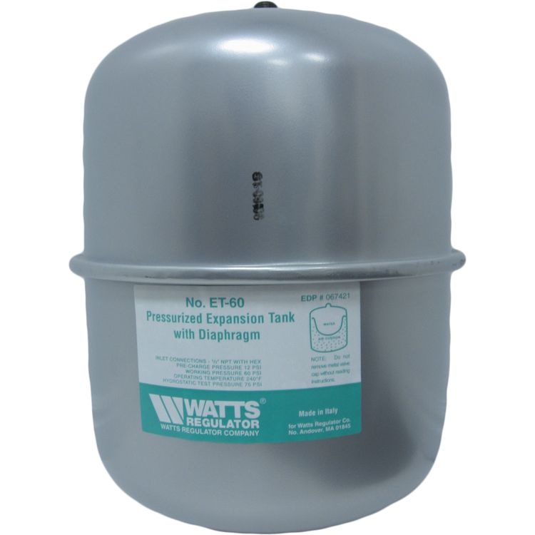 Watts ET60 6.6 Gallon Potable Water Expansion Tank PlumbersStock