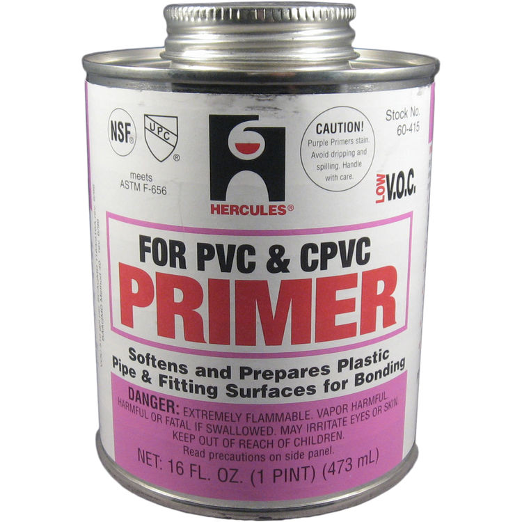 1 Pint PVC Purple Primer PlumbersStock