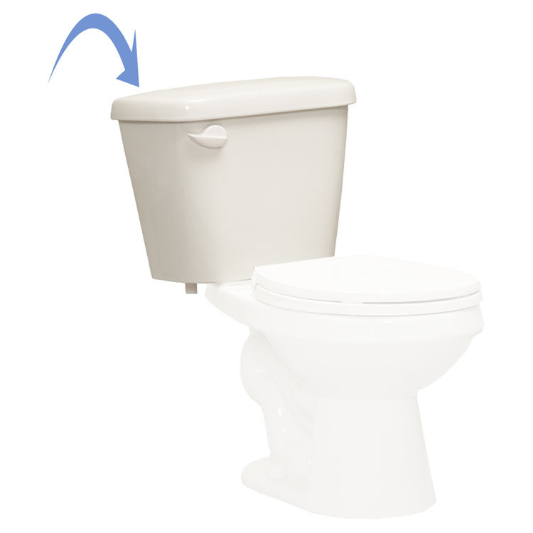 Western Pottery T8ULFHPC Cashmere 1.28 GPF Toilet Tank