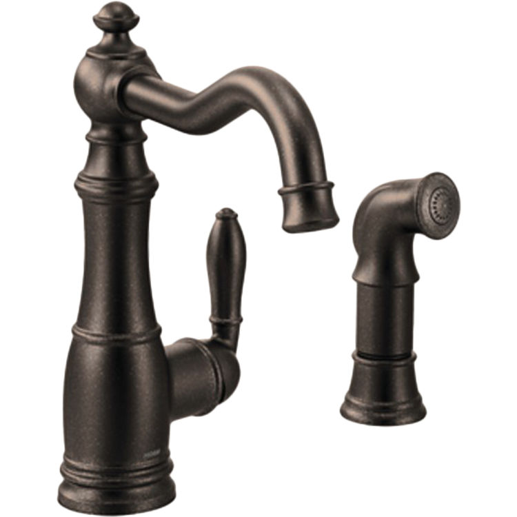 Moen S72101ORB Weymouth Oil Rubbed Bronze One-Handle High ...