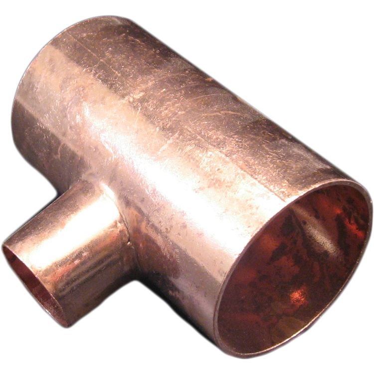 2 x2 x1 Copper Tee PlumbersStock 2 x2 x1 Copper Tee PlumbersStock