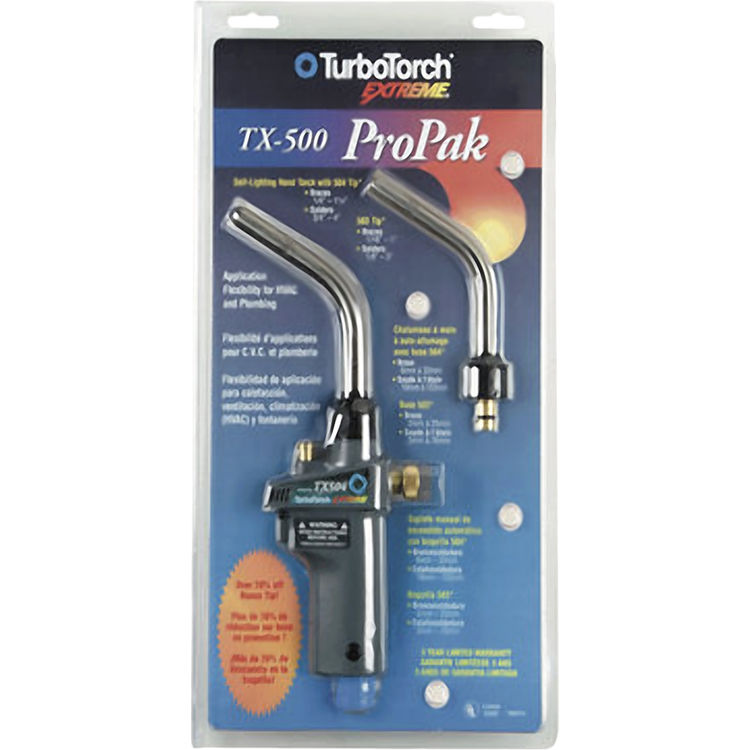 TurboTorch TX500 Self Lighting MAPPro/LP Gas, Torch Swirl