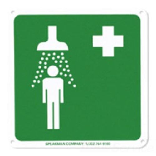 Speakman SGN2 Speakman Sgn2 Green / White Emergency Sign
