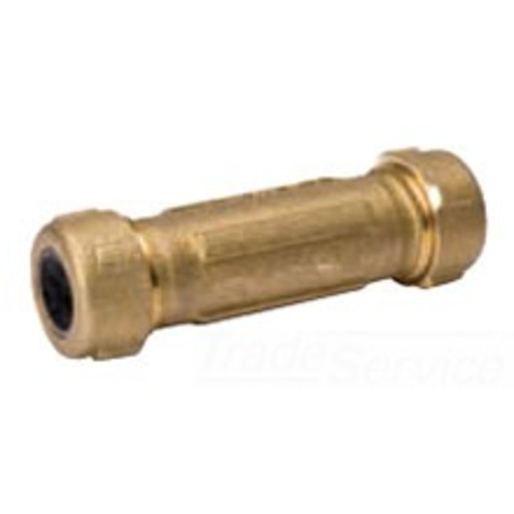 DCB38 3/8" IPS 1/2" CTS BRASS DRESSER COUPLING PlumbersStock