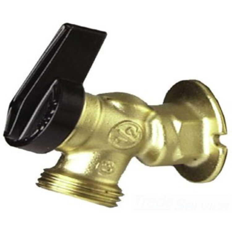 VBBBRB34 R673 107575 3/4" FLANGED HOSE BIBB 1/4 TURN