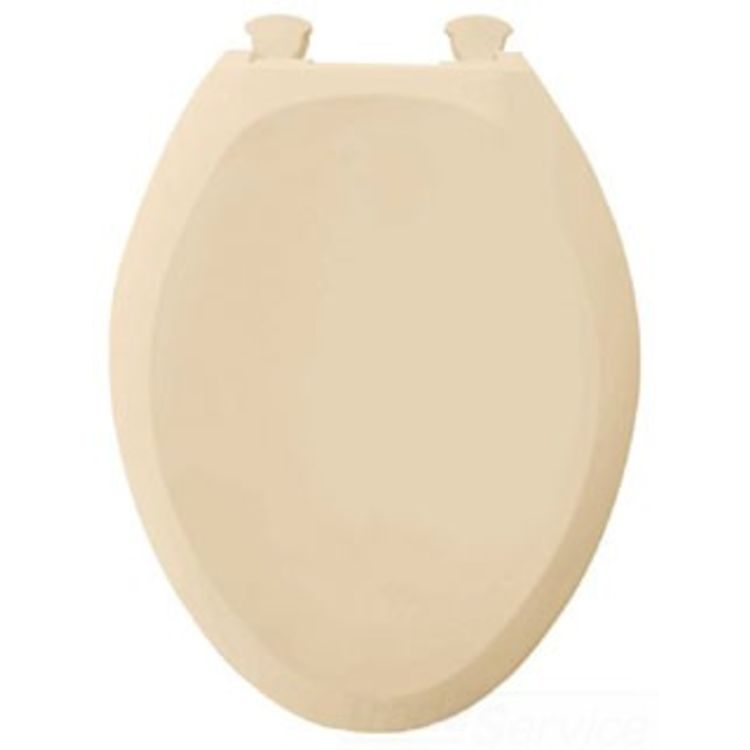 American Standard 5330.010.021 Bone Champion Round Toilet Seat with Cover