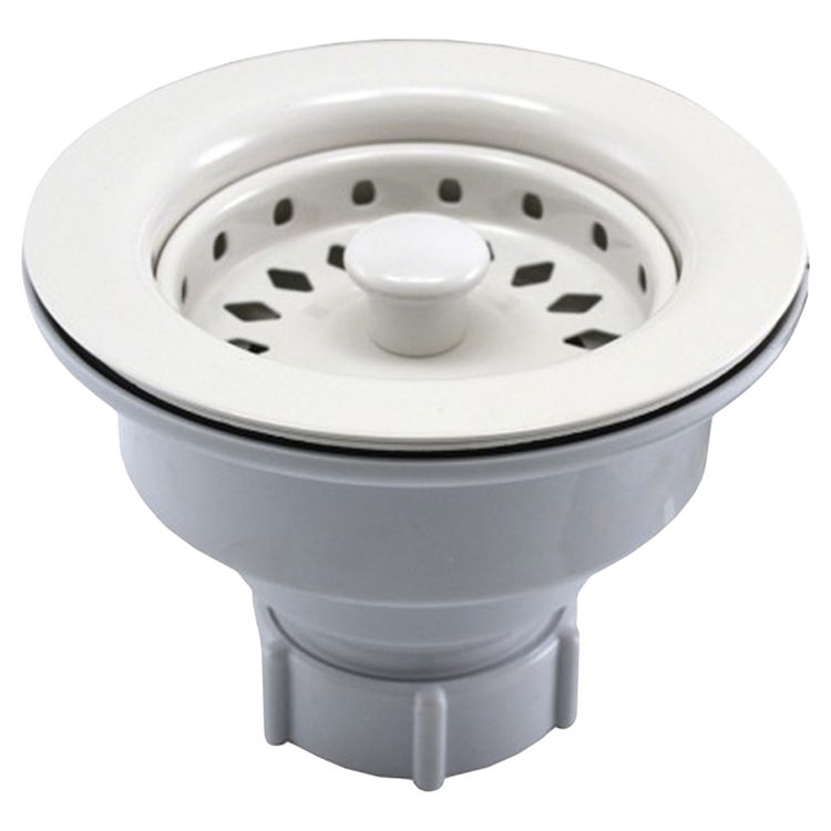 Jones Stephens B02001 Polar White Sink Basket Strainer PlumbersStock