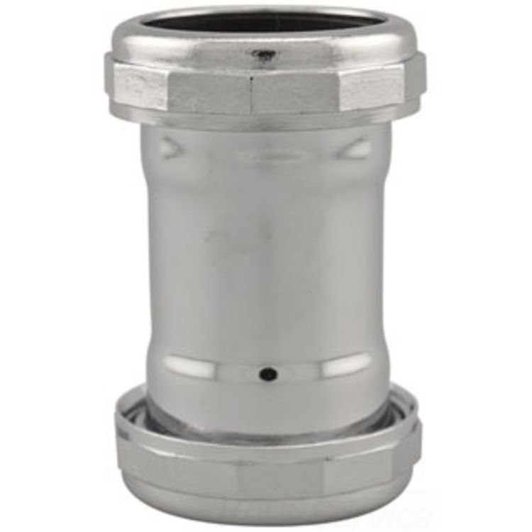 11/2" Double Slip Joint Chrome Coupling PlumbersStock