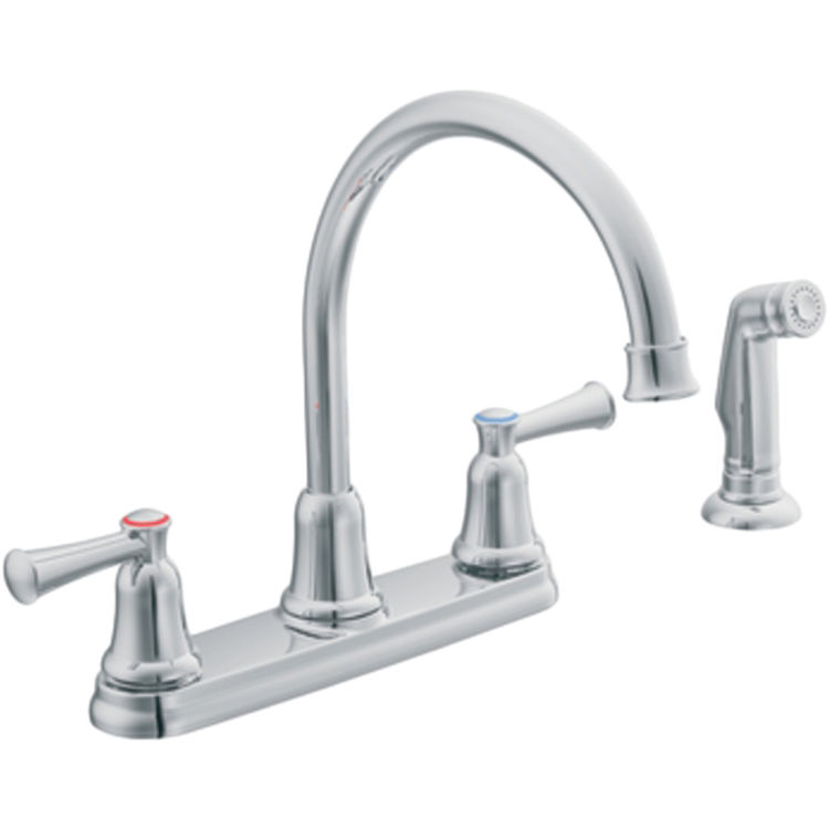 Moen CFG CA41613 Capstone Two-Handle Kitchen Faucet with ...